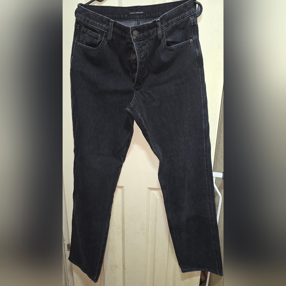 Lucky Brand Mid Rise Straight Leg
